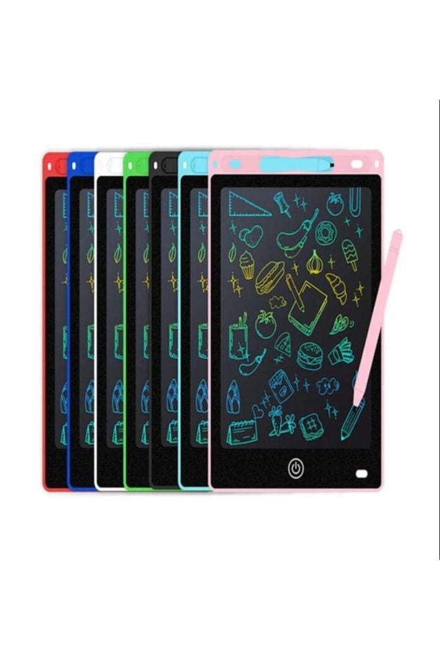 Mucit Home  12  Inc Büyük Boy Dijital Kalemli Çocuk Yazı Çizim Grafik Not Yazma Eğitim Tableti Yaz Sil Tahta