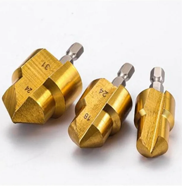 Mucit Home 3 Parça Havşa Matkap Uç Boru Genişletme Raybalama Uç 20-25-32