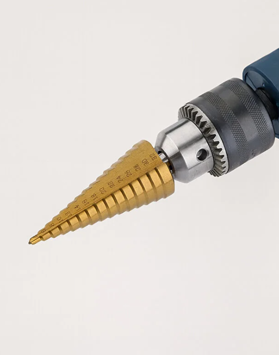 Mucit Home Paslanmaz Kademeli Matkap Ucu Ahşap Plastik Sac Delme Uç 4- 20 Mm