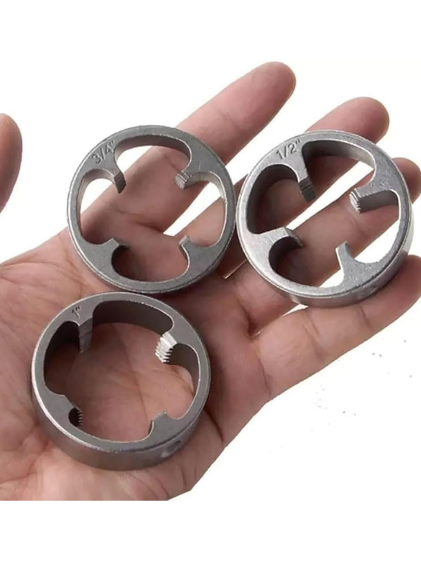 Mucit Home Plastik Boru Dıştan Diş Açma Aparat Seti   1'', 3/4'' ve 1/2