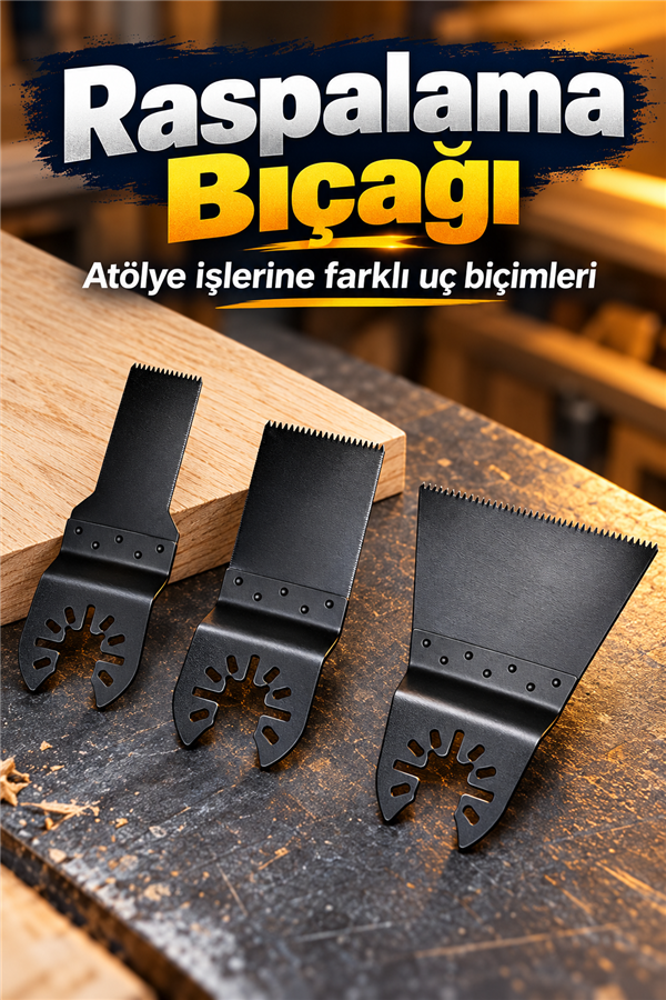 Mucit Home Çok Amaçlı 3 lü Raspalama Seti