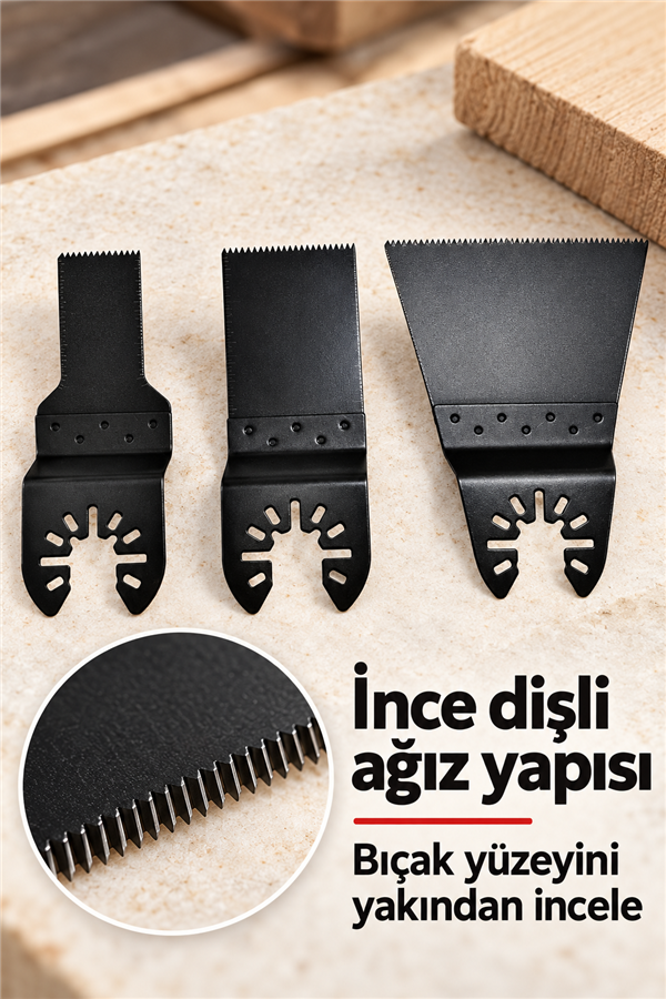 Mucit Home Çok Amaçlı 3 lü Raspalama Seti