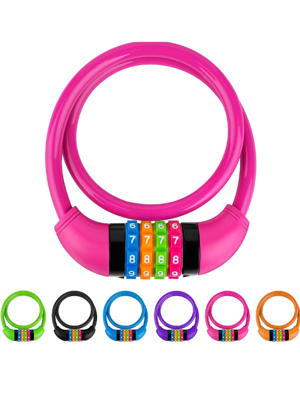 Mucit Home Şifreli Bisiklet Kilidi 80 cm - 4 Haneli