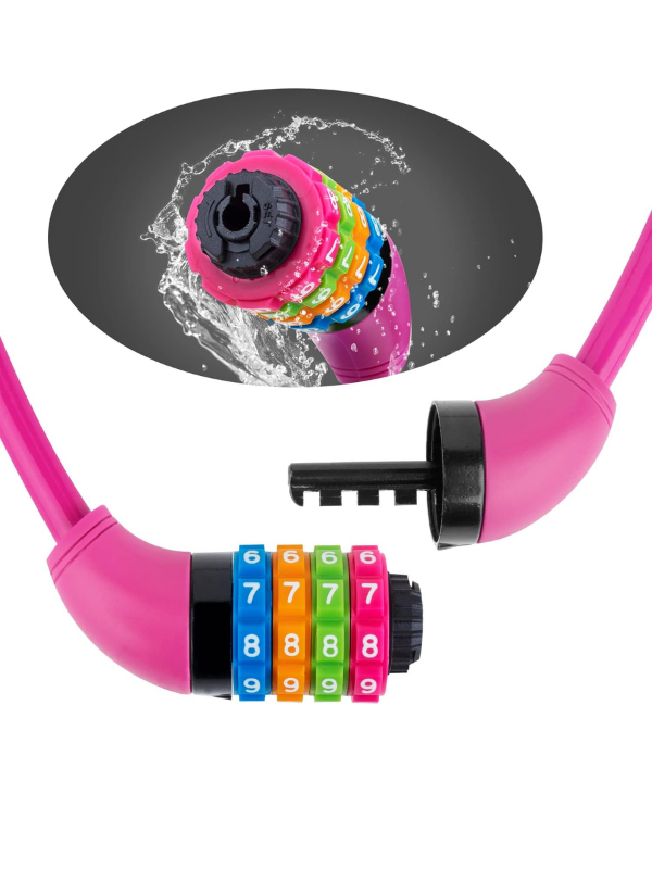 Mucit Home Şifreli Bisiklet Kilidi 80 cm - 4 Haneli