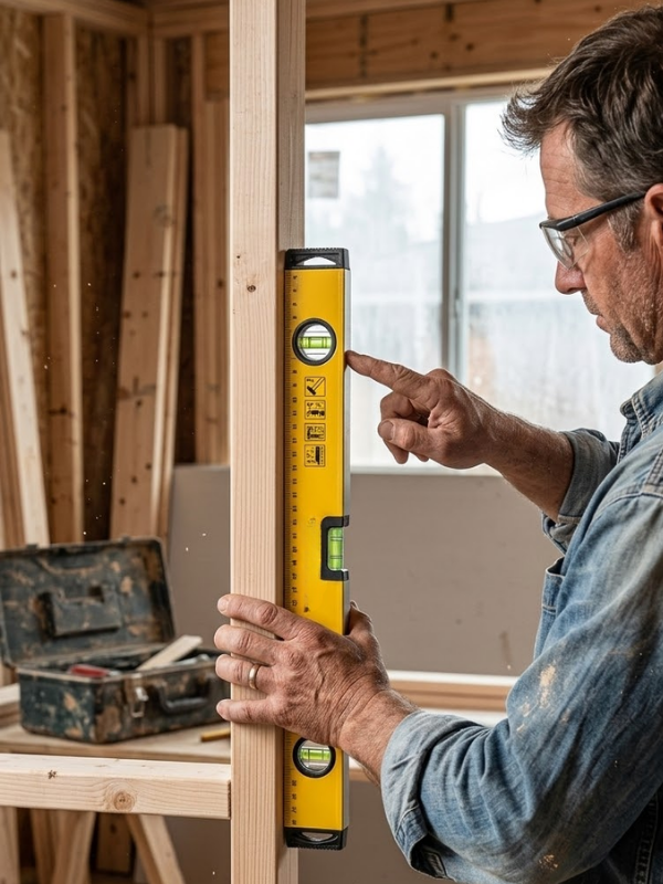 Mucit Home Yüksek Kalite Mıknatıslı Su Terazisi 50 cm Yatay Dikey Ölçüm  Aliminyum