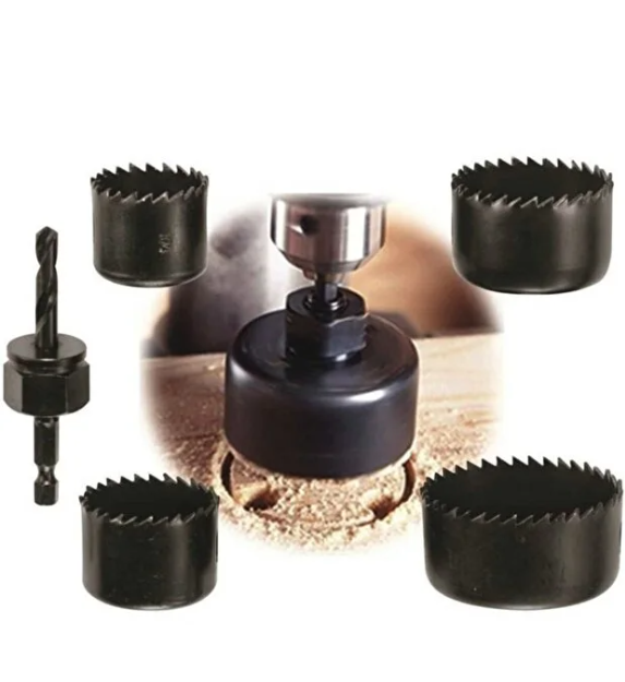 Mucit Home 8 PARÇA Buat Açma Seti Kutulu Panç Seti Kartonpiyer Sunta Alçıpan Delici Testere Takımı