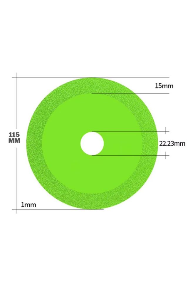 Mucit Home Cam Seramik Taş Fayans Şişe Kesme Diski 115 mm