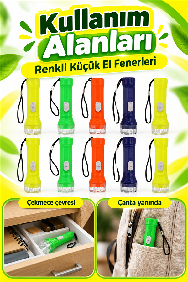 Mucit Home Küçük Led El Feneri Ilk Yardım Feneri 10 Adet