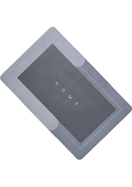 Mucit Home Sihirli Su Emici Banyo Paspası Kaymaz Tabanlı Abdest Paspası Kare