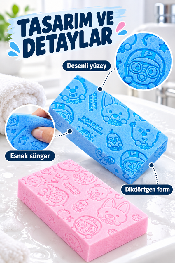 Mucit Home Bebek Çocuk Banyo Vücut Duş Süngeri Sihirli Vücut Ölü Deri Sökücü Vücut Masaj Peeling