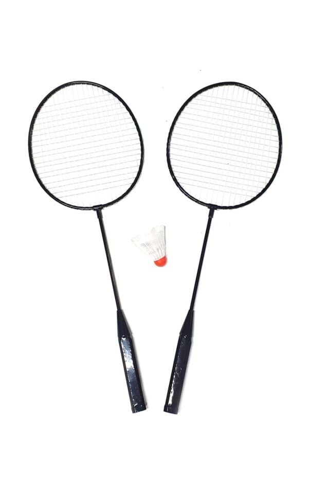 Mucit Home Fileli Badminton Seti 2 Raket 1 Top Badmington Seti