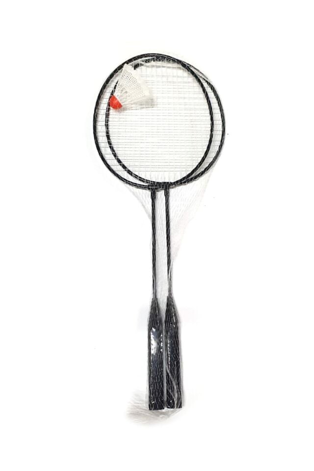 Mucit Home Fileli Badminton Seti 2 Raket 1 Top Badmington Seti