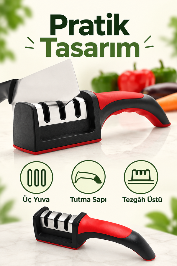 Mucit Home   Bıçak Bileyici Elmas Seramik Çelik El Bıçakları