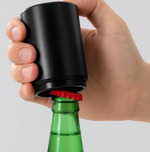 Mucit Home Otomatik Manyetik Meşrubat Kapak Açacağı Bas Çek Mıknatıslı Şişe