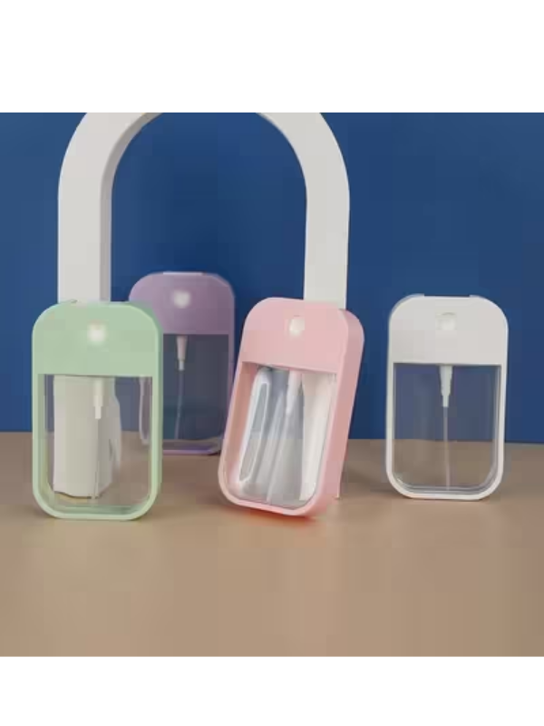 Mucit Home 1 Adet Renkli Dezenfektan Kolonya Çantaya Atmalık Sprey Şişesi
