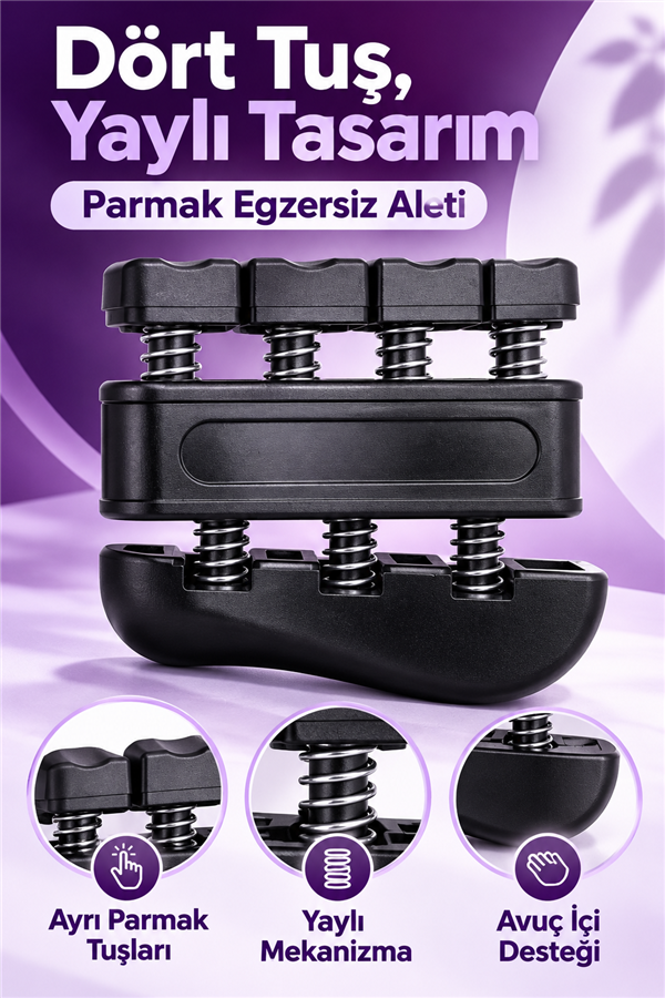 Mucit Home Piyano Gitar El Parmak Eğitmen Güçlendirici Parmak Kuvvet Eğitmeni Egzersiz Aleti
