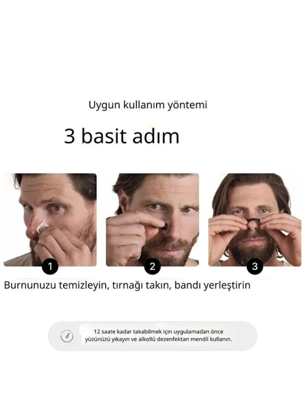 Mucit Home Manyetik Horlama Önleyici 15 li Set Burun Klipsi Uyku Apnesi Silikon Açıcı Yıkanabilir