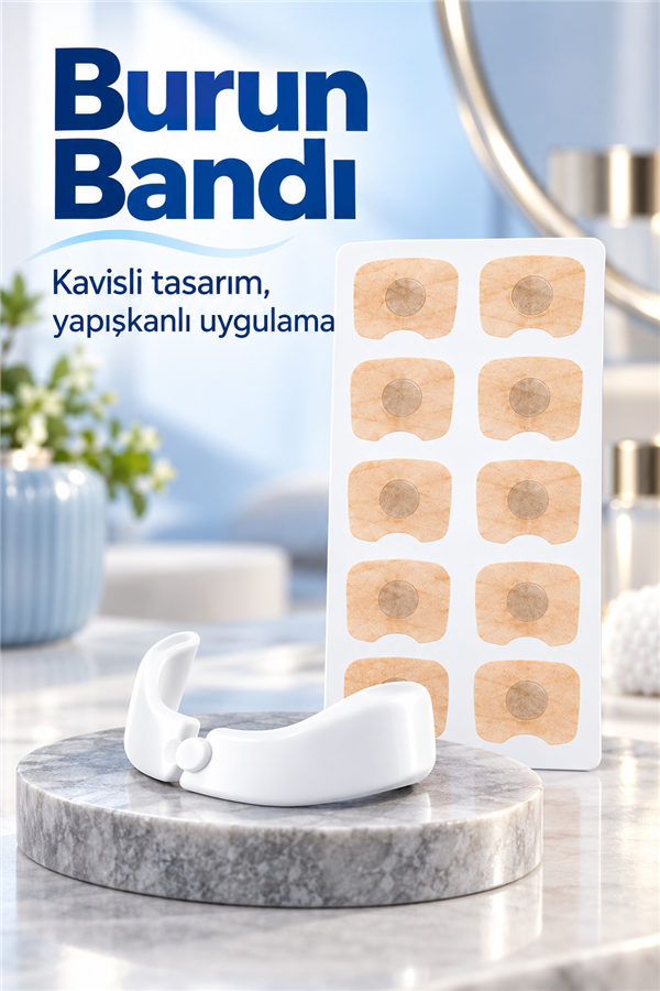 Mucit Home Manyetik Horlama Önleyici 15 li Set Burun Klipsi Uyku Apnesi Silikon Açıcı Yıkanabilir