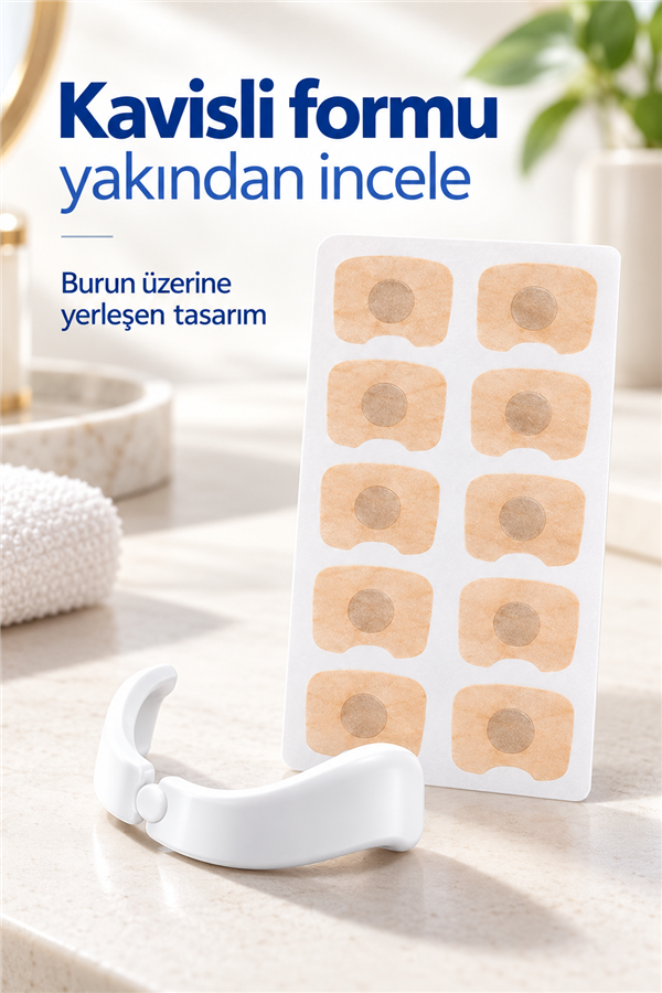 Mucit Home Manyetik Horlama Önleyici 15 li Set Burun Klipsi Uyku Apnesi Silikon Açıcı Yıkanabilir
