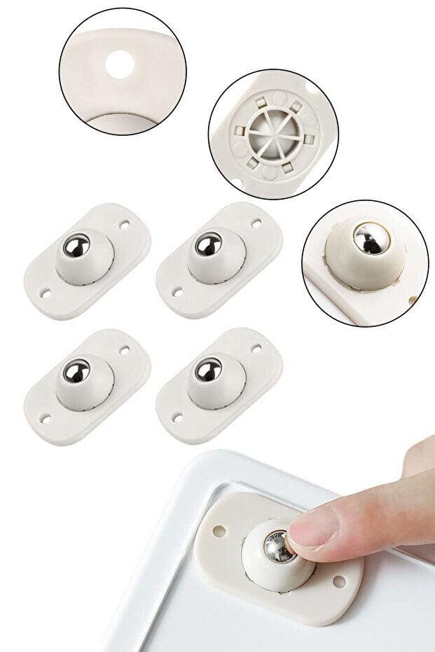 Mucit Home 4 lü Bilyeli Eşya Kaydırma Aparatı 4lü Set