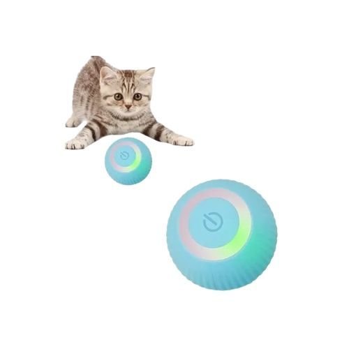 Mucit Home  Şarjlı Otomatik Hareketlenen  Interaktif 360 Derece Dönen Kedi Eğitim Topu
