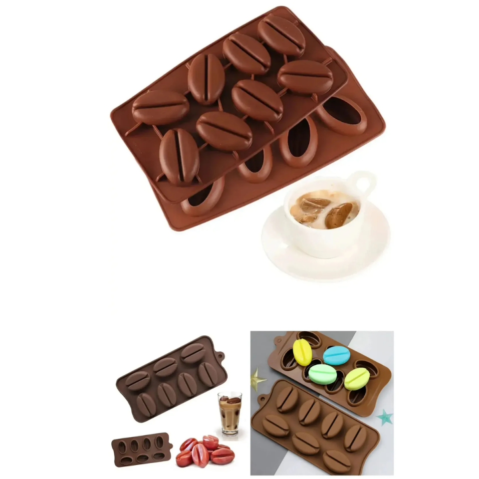 Mucit Home  Silikon Kahve Çekirdeği Şekilli Buz Kalıbı