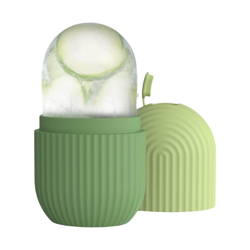 Mucit Home Silikon Buz Küpü Yüz Masaj Aleti, Cilt Bakımı için Soğuk Terapi Aracı,