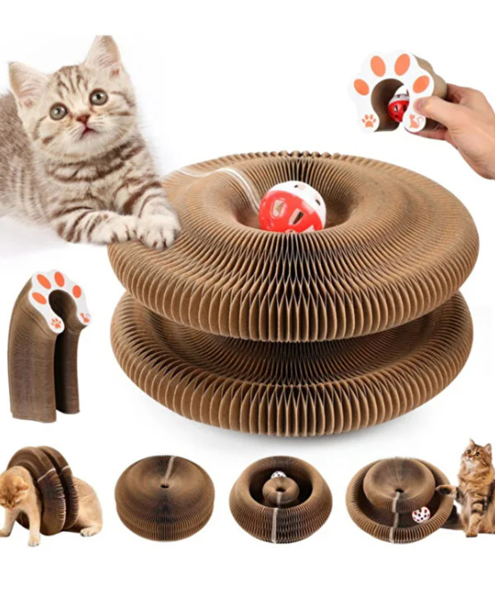 Mucit Home Akordiyon Kedi Tırmalama Toplu Eğlenceli Oyuncak