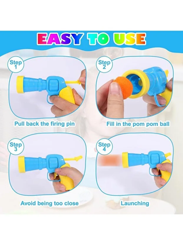 Mucit Home Top Fırlatma Tabancası 15-20 Toplu Tabanca Oyuncağı