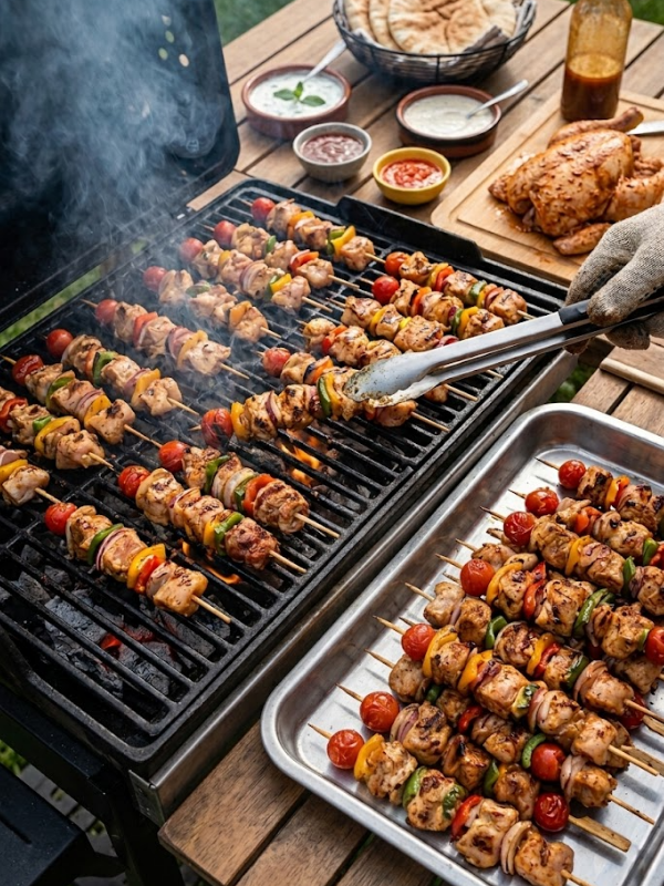Mucit Home Çöp Şiş Kalın 30 cm Mangal Keyfi