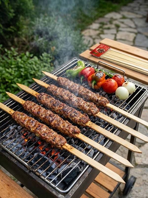 Mucit Home Adana Urfa Şiş Kalın 30 cm Mangal Keyfi