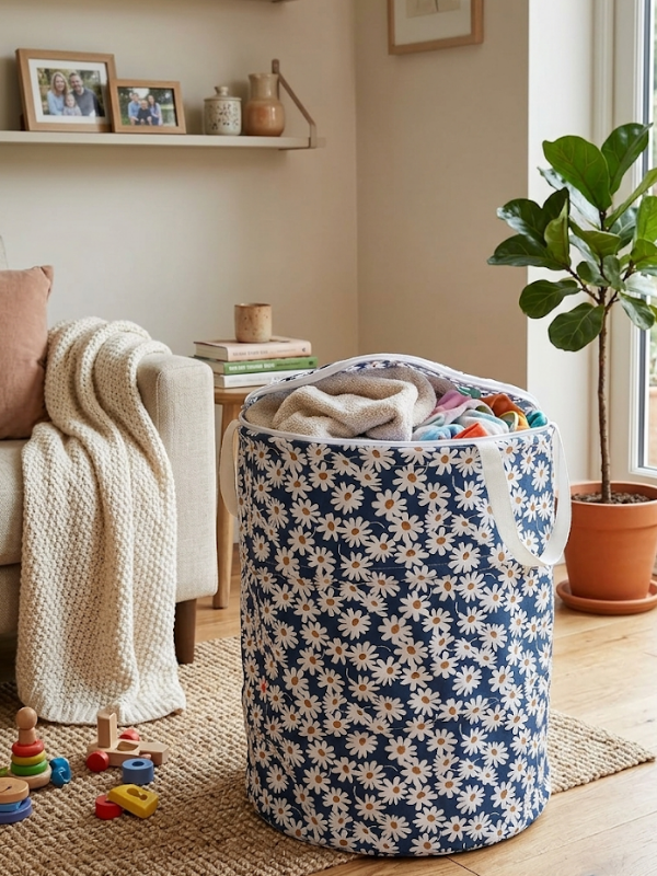 Mucit Home Fermuarlı Oyuncak Ve Kirli Sepeti -Hava Alır Koku Yapmaz
