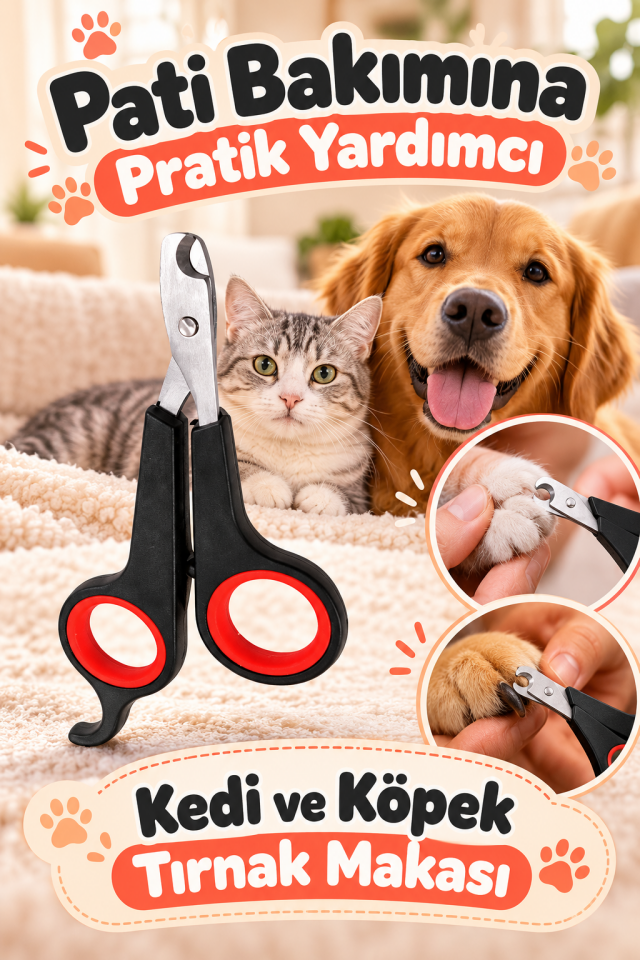 Mucit Home   Evcil Hayvanlar İçin Tırnak Makası/ Kedi Köpek Pet Tırnak Makası