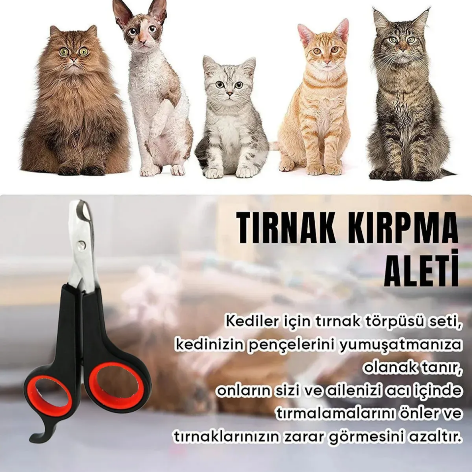 Mucit Home   Evcil Hayvanlar İçin Tırnak Makası/ Kedi Köpek Pet Tırnak Makası
