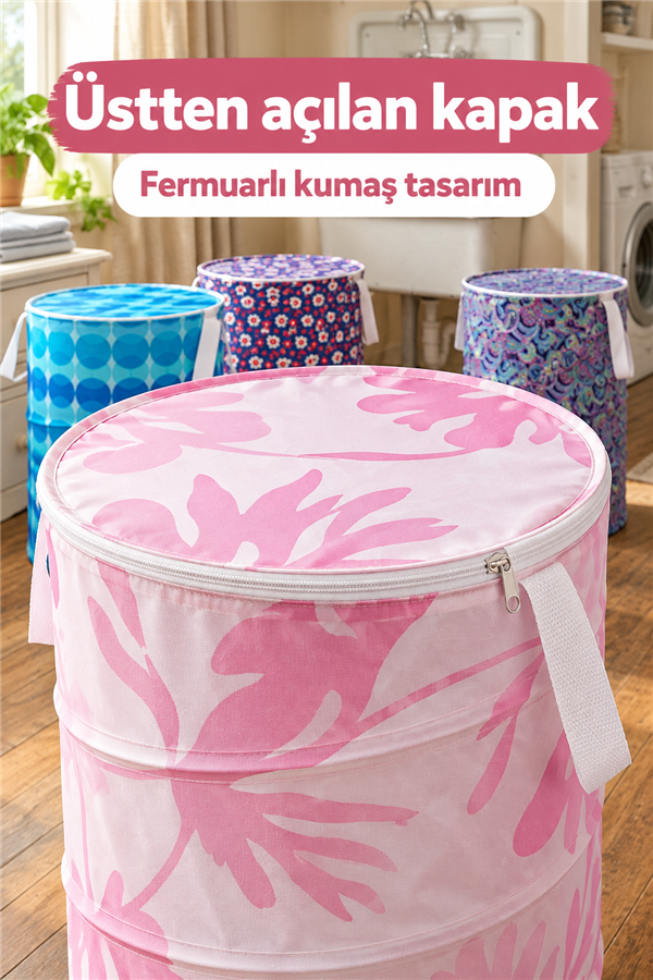 Mucit Home Fermuarlı Oyuncak Ve Kirli Sepeti -Hava Alır Koku Yapmaz