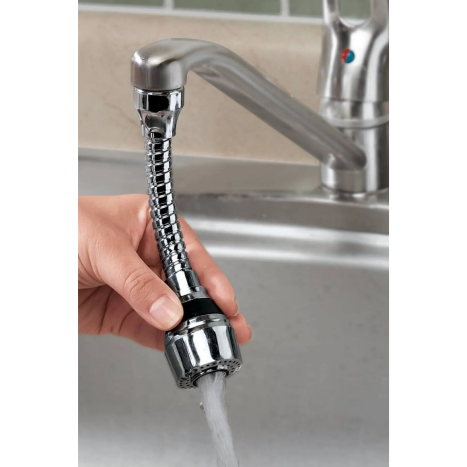 Mucit Home  1 Adet 360° Dönebilen Su Mutfak Lavabo Musluk Püskürtücü