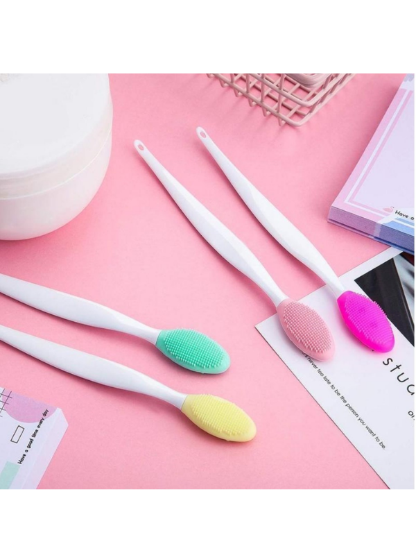 Mucit Home Çift Taraflı Dudak Fırçası Peeling Etkili Gözenek Siyah Nokta Temizleyici Akne Giderici