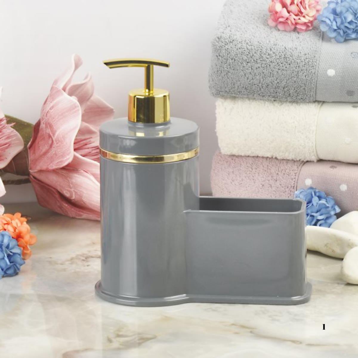Mucit Home  Sıvı Sabunluk Seti Süngerlikli