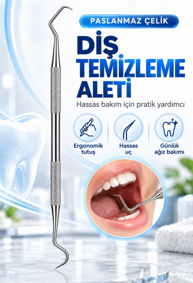 Mucit Home 6 Parça Kutulu Ağız Bakımı Diş Bakım Seti Ağız Hijyen Takımı