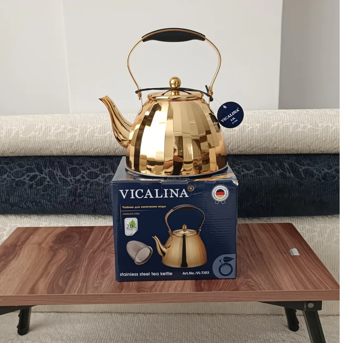 Mucit Home  1.5 lt Model Alman Markası Paslanmaz Çelik Çaydanlık