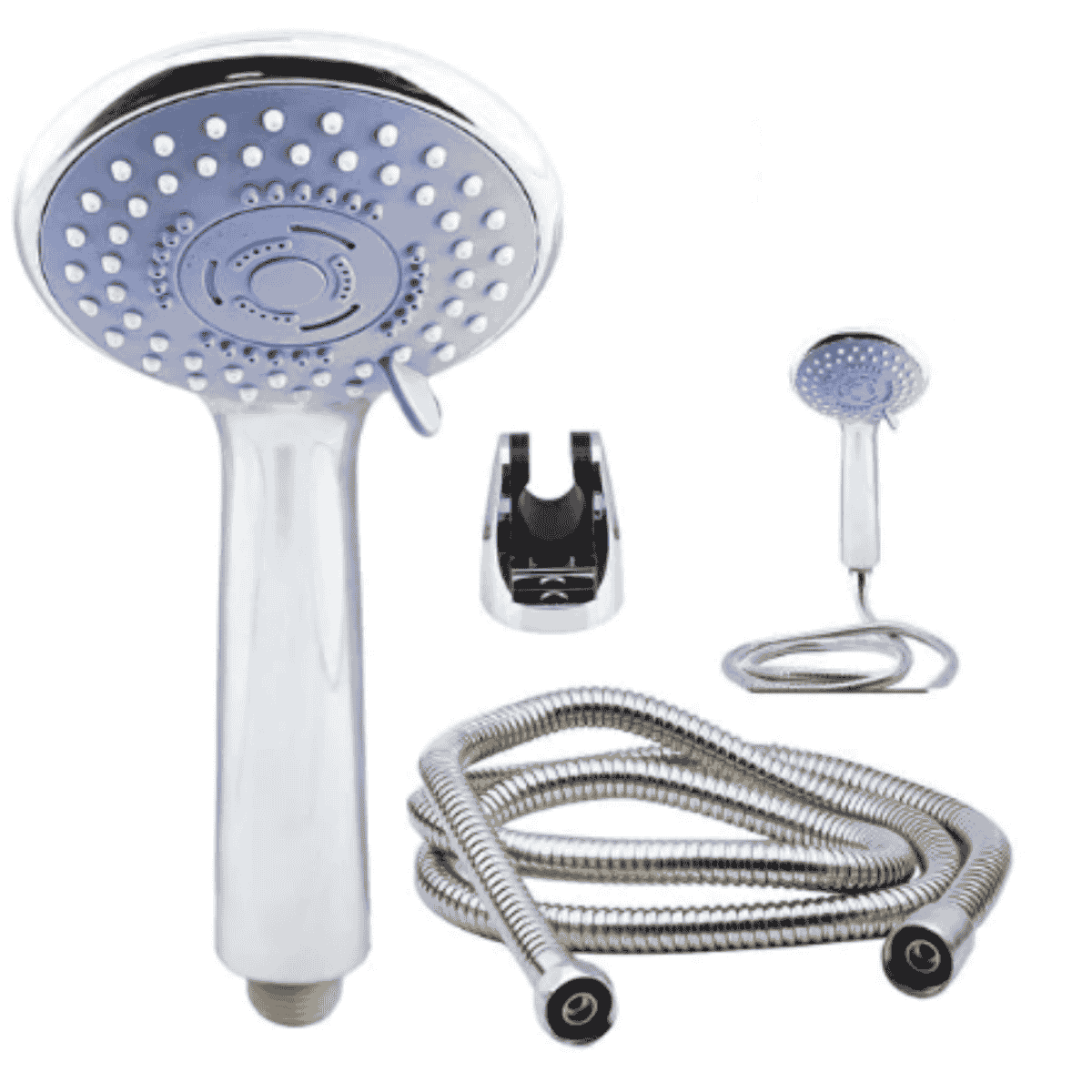 Mucit Home Duş Başlık Duş Hortum Masfal Çelik Hortum 360 Dönen paslanmaz çelik 1,5 metre