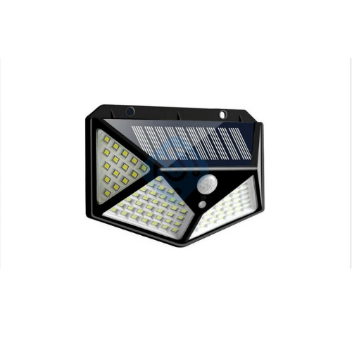 100 LED Solar Güneş Enerjili Hareket Sensörlü Bahçe Garaj Ev Aydınlatma Lambası