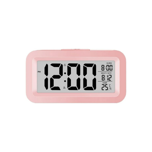 Mucit Home Dijital Masa Saati Ay Gün Derece Saat Alarm Sensör Modu Gece Olunca Ekran Yanar Gün Işıyınca Söner
