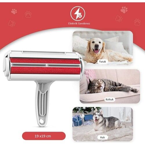 Mucit Home Hazneli Kedi Köpek Evcil Hayvan Kıyafet Elbise Halı Yatak Tüy Temizleyici Toz Toplayıcı