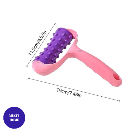 Mucit Home  1 Adet Yüz Germe ve Şekillendirme Masaj Rulosu – Mini Parmak Masajı, Gevşetici ve Vücut Slimmer Güzellik Aleti