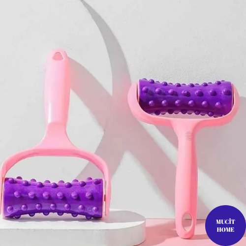 Mucit Home  1 Adet Yüz Germe ve Şekillendirme Masaj Rulosu – Mini Parmak Masajı, Gevşetici ve Vücut Slimmer Güzellik Aleti